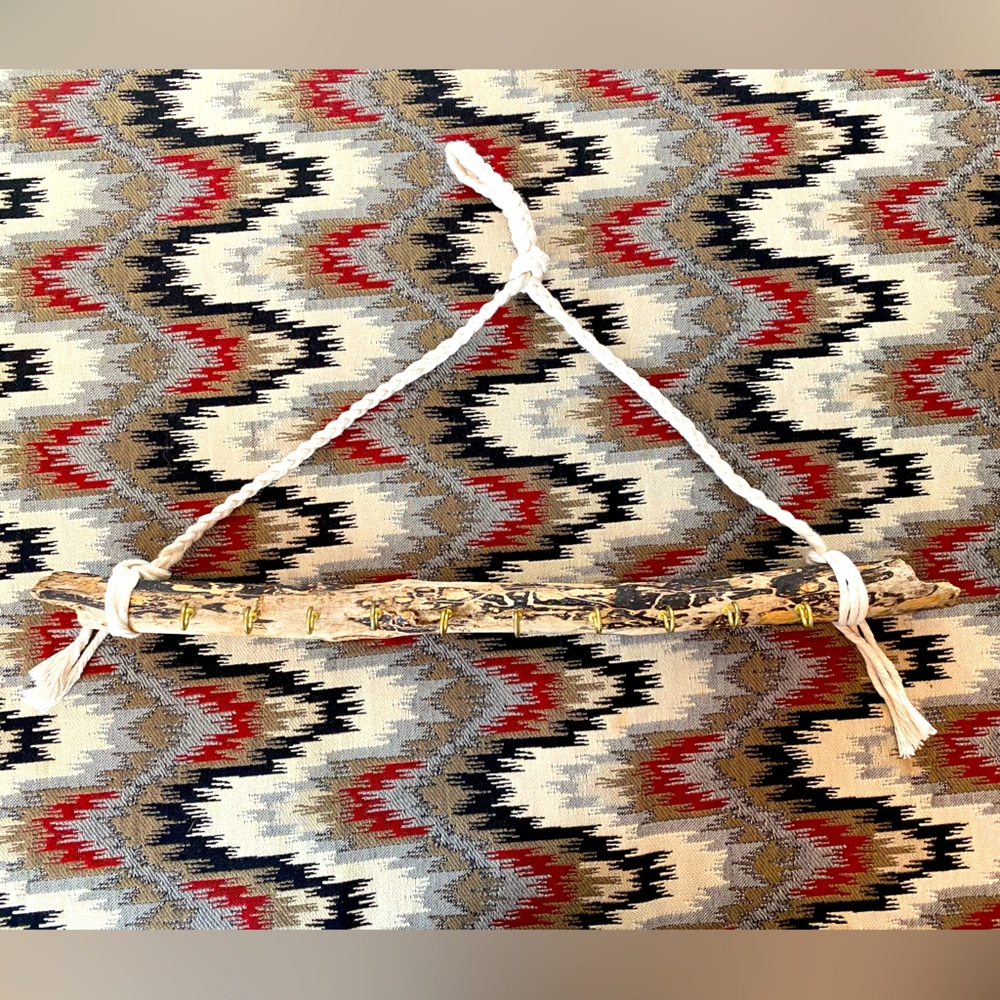 Handmade California driftwood jewelry hanger